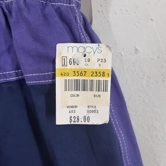 Vtg Ocean Pacific OP Mens L Oversize Baggy Purple Utility Shorts Made In USA NWT - Picture 4 of 11